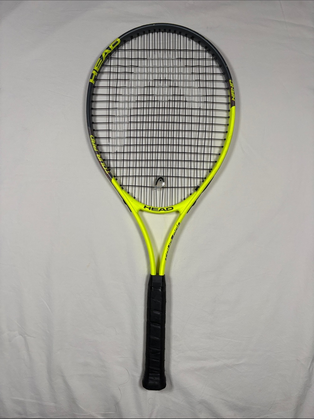 HEAD Neon Yellow and Gray Tennis Racket